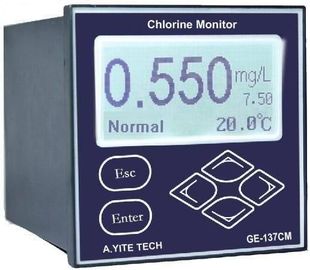 Analizador suspendido metro residual de los sólidos del monitor del analizador del cloro