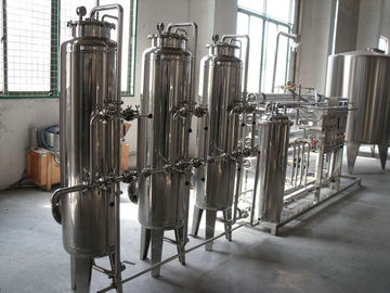 Equipo purificado del tratamiento del agua potable de la ósmosis reversa con el material del acero inoxidable