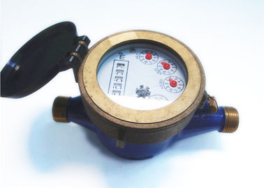 Clase de cobre amarillo horizontal ISO4064 B del contador del agua del pistón de la casa, LXH-15A