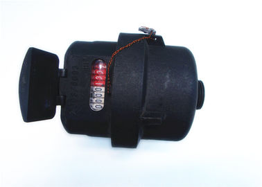 Contador del agua plástico del pistón ClassC/negro volumétrico de ClassD, LXH-15P