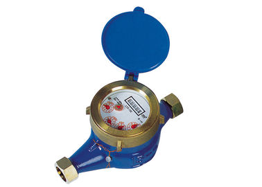 Clase multi de cobre amarillo rotatoria B horizontal, LXS-15E del contador del agua del jet ISO 4064