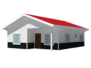 Casa modular prefabricada residencial transportable de 3 dormitorios con el panel de bocadillo