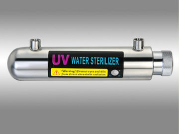 Esterilizador ultravioleta ULTRAVIOLETA residencial para el purificador del agua, vivienda de los SS 304