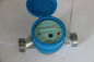 Solo contador del agua magnético modificado para requisitos particulares OEM del jet de Digitaces, contador del agua municipal de cobre amarillo