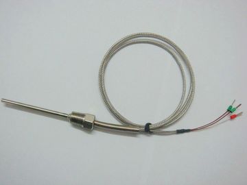 SS 316 - (WST 1.4401) termómetro forrado Pt100 con el cable compensador