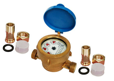 Solo contador del agua del jet del Mojado-dial, contador del agua del hogar de la clase B del ISO 4064 LXSC