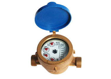 Solo contador del agua del jet del Mojado-dial, contador del agua del hogar de la clase B del ISO 4064 LXSC