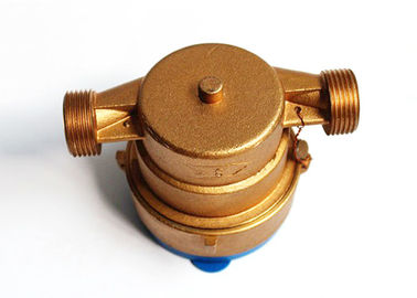 Solo contador del agua del jet del Mojado-dial, contador del agua del hogar de la clase B del ISO 4064 LXSC