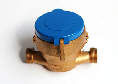 Solo contador del agua del jet del Mojado-dial, contador del agua del hogar de la clase B del ISO 4064 LXSC