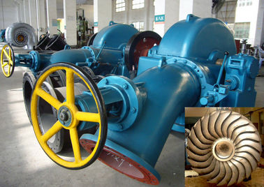 Turbina hidráulica hidráulica 800KW - generador de Turgo de la central eléctrica de turbina del agua 2.5MW