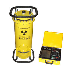 Penetración máxima de cristal 39m m 250kv del tubo de radiografía de la radiación de la radiografía del detector direccional portátil del defecto
