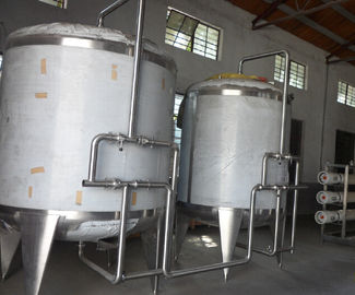 Los tanques de agua puros industriales del acero inoxidable del equipo del tratamiento de aguas de la comida para la planta de la bebida